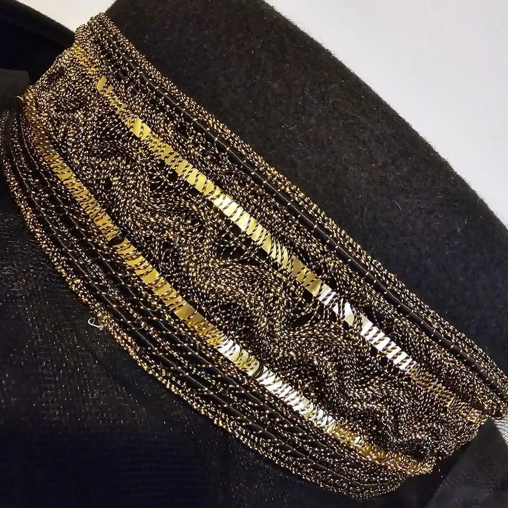 Vintage Bollman Black Wool Felt Church Derby Hat